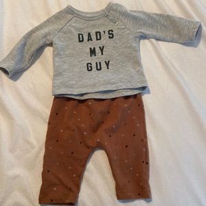 Cute “Dads My Guy” Outfit (3-6 months)